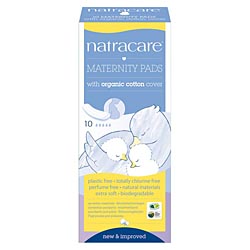Natracare Maternity Pads ~(10 pads)