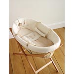 Hug Me Bear Moses Basket (Maize)
