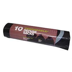 100% Degradable Refuse Sacks ~(Roll of 10)