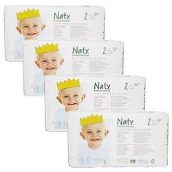 Nature Babycare ~ Mini Box ~ (136 nappies) ~ 4 packs ~ Bulk Buy Savings!