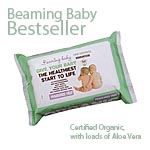 Fragrance Free Organic Baby Wipes (72 wipes)