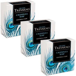 Trevarno Organic Calendula Soap~PACK of 3