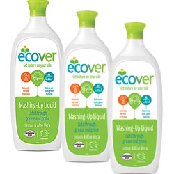 Ecover Lemon & Aloe Vera Washing Up Liquid~PACK of 3
