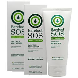 Barefoot SOS~Daily Rich Body Lotion~PACK of 3
