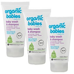 Green People~Organic Babies~Baby Wash & Shampoo~(Lavender)~PACK of 3 