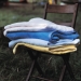 natural cotton fleece cot blankets