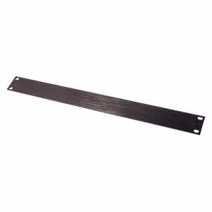 U Height: 1U 19" Aluminium Panel - Black U Height: 1U 19" Aluminium Panel - Black