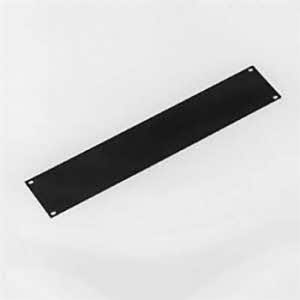 U Height: 2U 19" Aluminium Panel - Black U Height: 2U 19" Aluminium Panel - Black