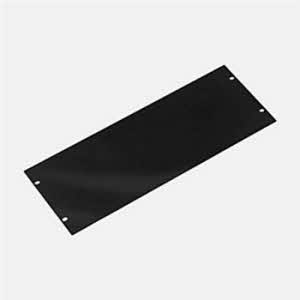 U Height: 4U 19" Aluminium Panel - Black U Height: 4U 19" Aluminium Panel - Black